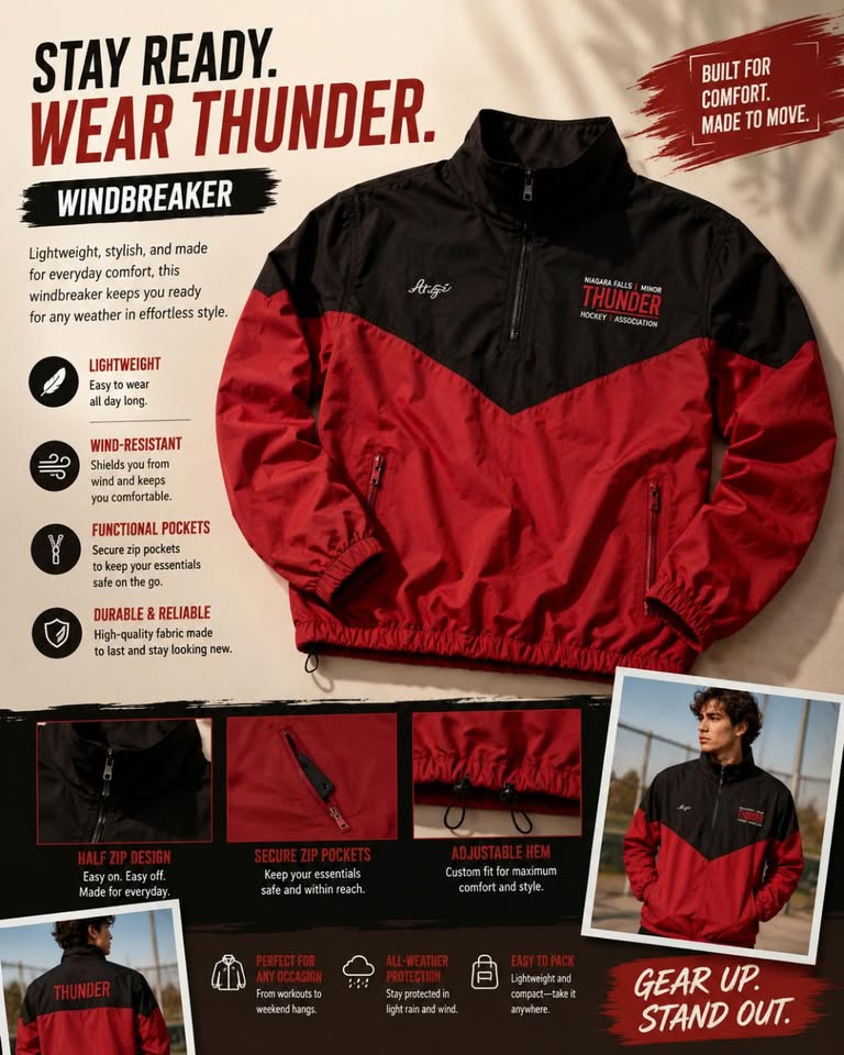 Tunder Premium Red Jacket For Men And Women