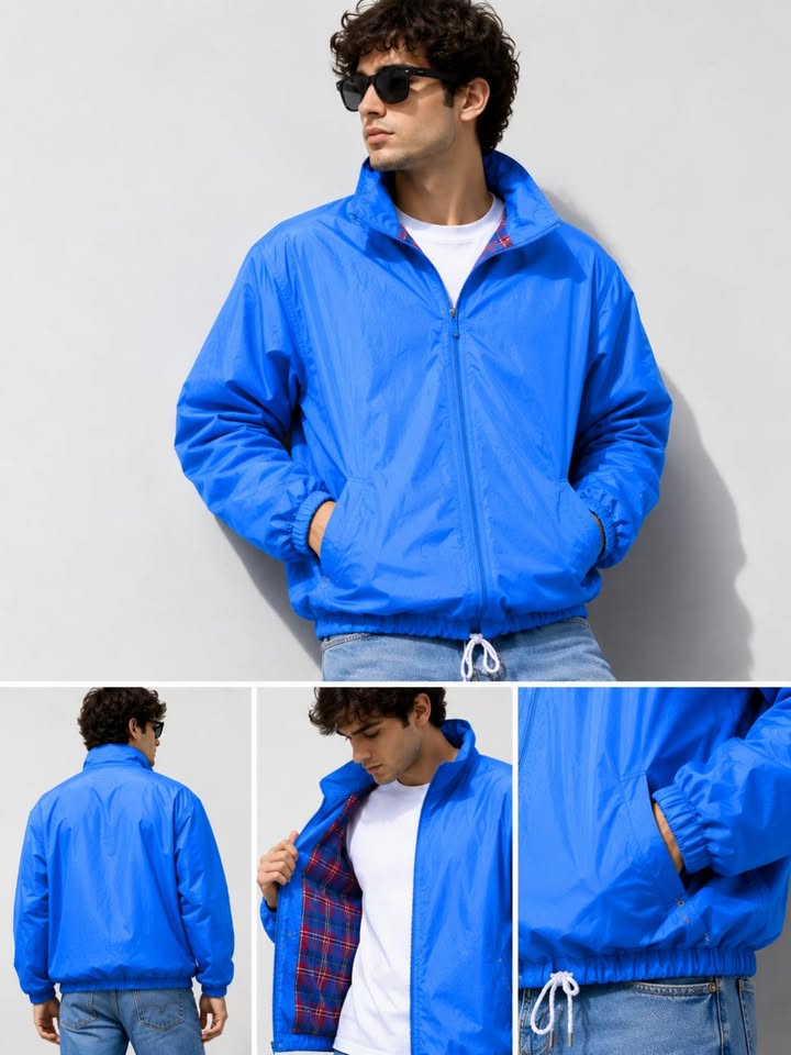 Vintage Windbreaker Jacket For Men And Women