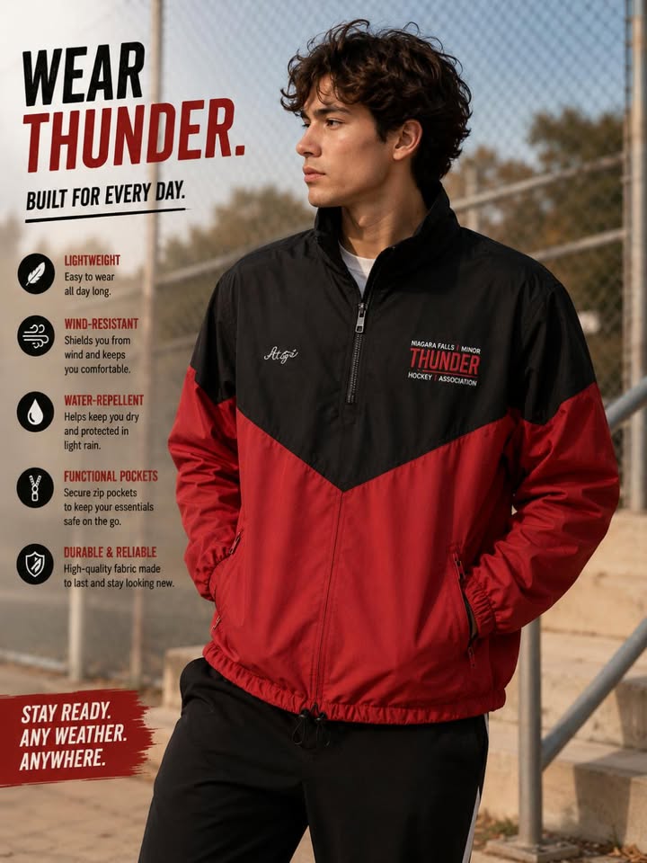 Tunder Premium Red Jacket For Men And Women