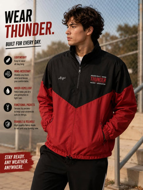 Tunder Premium Red Jacket For Men And Women