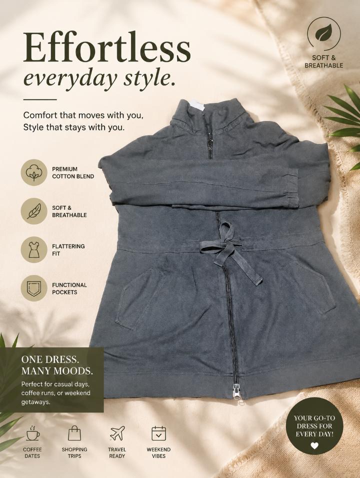 Utility Long Jacket For Men And Women